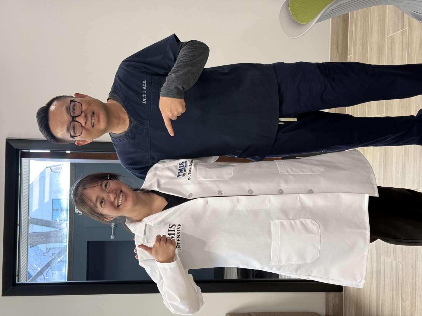 Dr. Sara Stewart at the MIS Intensive cadaver lab